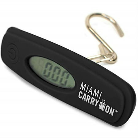 Unisex Adult Digital Luggage Scale One Size US Perfect travel solution that will save you hundreds on airline overweight fees. This ultra tiny digital scale is molded of durable ABS to fit in your hand and comes in a variety of colors. It digitally weights luggage up to 110 pounds and features an easy to read display that eliminates guesswork. Small enough to toss into your luggage!.Features Color - Black. Dimension - 5 W x 8 H x 2.25 D in. Item Weight - 0.30 lbs. - SKU: NFTL100