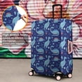 thumbnail image 4 of DarkBlue Cartoon Dinosaurs Pattern Luggage Cover Fashion Suitcase Cover Baggage Covers Fit 25-28 Inch Luggage (Go Travel), 4 of 5