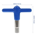 thumbnail image 2 of WRISTBIQUE Universal Metal Drum Key with Anti Skid Silicone Cover for Drum Tuning, 2 of 8