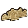 thumbnail image 2 of Printtoo Home Decor Patna India Monuments Souvenir Engraved Wooden Fridge Magnet, 2 of 5