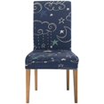 thumbnail image 2 of Funda protectora ABPHQTO Patrones de estrellas para silla elástica Funda de asiento para comedor Hotel Boda Fiesta Juego de 4, 2 of 4