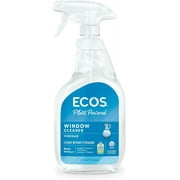 Earth Friendly Products ECOS Window Cleaner with Vinegar, 22 Fl Oz (Pack of 2)
