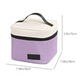 thumbnail image 3 of Insulating Lunch Bag With Waterproof Double Layer For Bento Milk Bottle And Meal Boxes Cooler Bag, 3 of 7