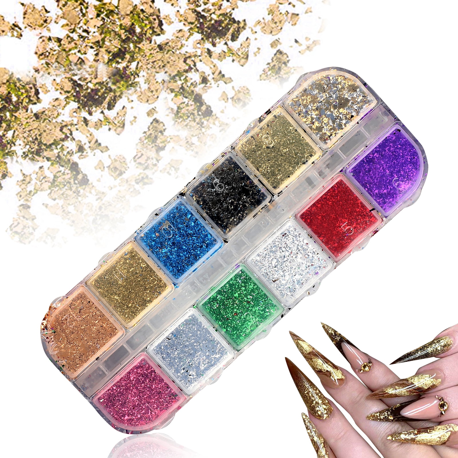 Cheap Exquisit for Crafts Decoration Sequin Confetti Nails Art Star  Paillettes DIY Jewelry Making Glitter Loose Sequins 7mm 1000Pcs Manual  Accessories