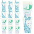 thumbnail image 3 of 24pcs Mermaid Pattern Popcorn Box Snack Treat Paper Box Mermaid Cardboard Popcorn Container for Birthday, 3 of 8