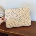 thumbnail image 3 of Funda para Computadora Portátil Ins Nuevo Bolso Archivo Mano Floral A Cuadros 13 Pulgadas Tableta 11ipa D Liner (2) Púrpura, 3 of 9