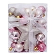 thumbnail image 4 of Small Christmas Tree Ornaments Set, Champagne Xmas Ornaments for Mini Christmas Tree, Garland, Wreaths Decorations, Christmas Hanging Ornaments Decorative, 4 of 9