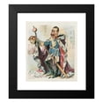 thumbnail image 2 of Udo Keppler 12x14 Black Modern Framed Museum Art Print Titled - A Puzzled Kaiser (1895), 2 of 5