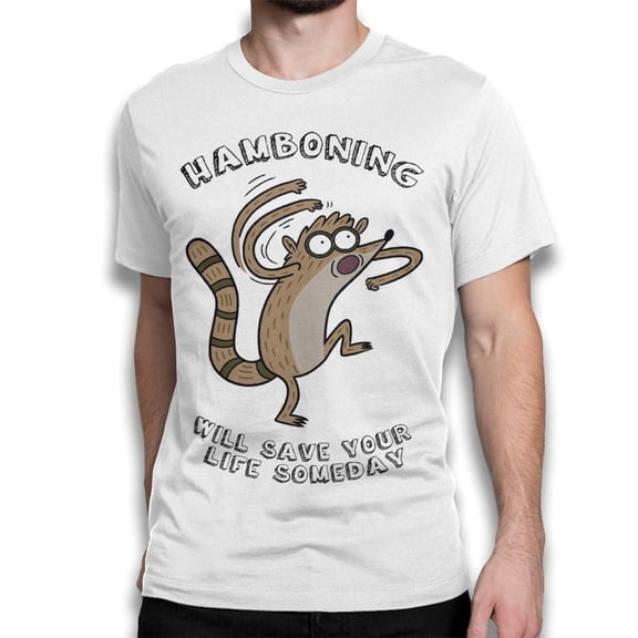 Regular Show Hamboning Rigby T-Shirt, Men's Women's Sizes (dmm-068)
