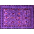 thumbnail image 1 of Ahgly Company Indoor Rectangle Oriental Pink Traditional Area Rugs, 4' x 6', 1 of 4