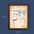 thumbnail image 2 of Vintage Hair Dryer Patent Print, Unique Art for the Salon Hair Dryer Decor or for Your Home Bathroom Wall Decor, 11x14, 2134W, 2 of 7