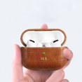 thumbnail image 3 of Luxury Crocodile Leather Hard Earphone Case For Airpods 3 Pro 2 1 With Keychain Personalized Name Letters Customized Cover Red For Airpods 3 2021, 3 of 6