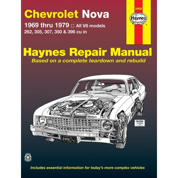 Chevrolet Nova (69-79) V8 Haynes Repair Manual ^