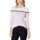 thumbnail image 1 of Tommy Hilfiger suéter a rayas para mujer, morado, extragrande Tommy Hilfiger Pull-over, 1 of 1