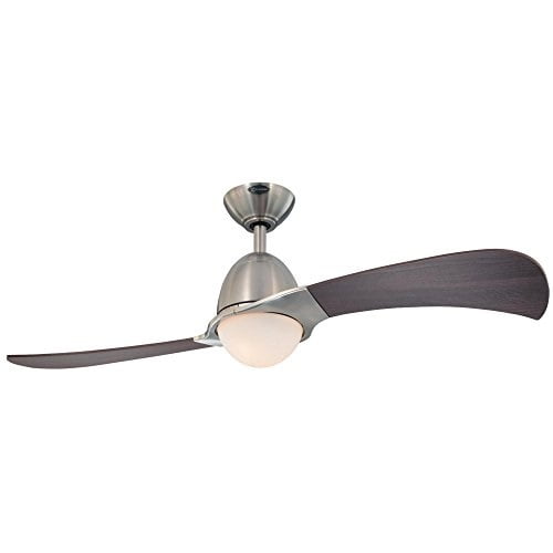Brushed Nickel Ceiling Fan Light Covers Replacement Glass Opal Frosted 52 in