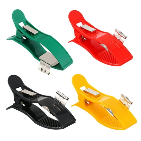 

Hemoton 4pcs Heart Electrode Clip Limbs Dual-purpose Electrode Clip ECG Limb Clip