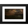 thumbnail image 2 of Kennett Watkins 18x12 Black Modern Framed Museum Art Print Titled - The Phantom Canoe- a Legend of Lake Tarawera (1888), 2 of 5