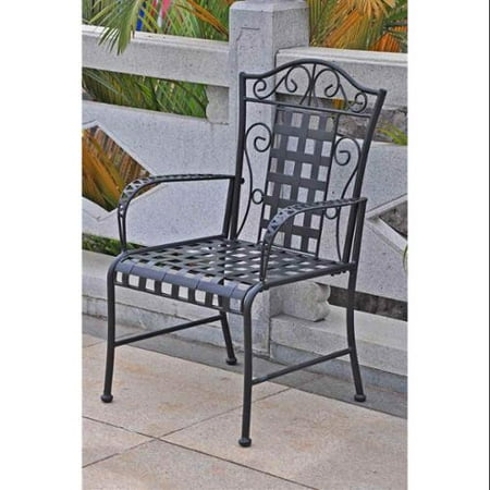 Iron Lattice Patio Chair - Set of 2
