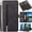 Black, variant on for Motorola Moto G (2026) Phone Case Nubuck Leather Wallet Vintage Oil Painting Style Folio Flip Cover Kickstand, 3-Layer Card Slot Cash Holder + Zipper Pocket, Magnetic Closure