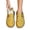 Yellow, variant on Abomasnow Womens PU Perforated Adjustable Metal Buckle Sole Slip‑On Clog Loafer Shoes Casual Lightweight Summer Beach Vacation Shoes