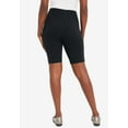 thumbnail image 4 of Jessica London Women's Plus Size Everyday Stretch Cotton Bike Short, 4 of 6