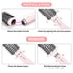 thumbnail image 3 of IG INGLAM Juego de cepillos para secador de pelo 4 en 1, secador de pelo desmontable de iones negativos, moldeador voluminizador con 2 cabezales de cepillo, rosa, 3 of 5