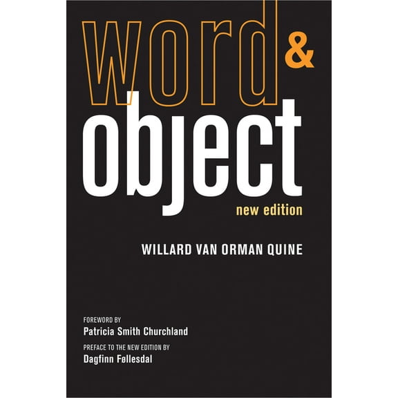 Word and Object, new edition, (Paperback)