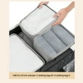 thumbnail image 4 of AYktou Packing Cubes-M Size Clothes Storage Bag with Durable Breathable Mesh Top,Portable Fabric Suitcase Organizer with Reinforced Handle for Clothing,Blanket,Bed Sheets,Pillows, 4 of 7