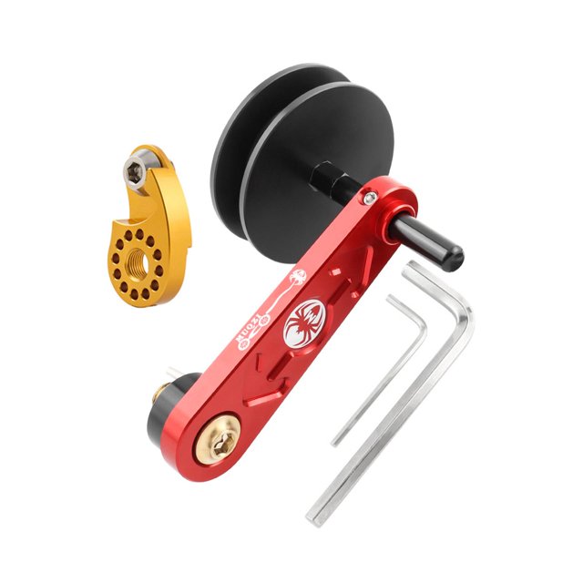LOVIVER Adaptateur de Chaîne de Vélo Outil de Remplacement Vélo Accessoires Stabilisateur Rouge avec Régulateur