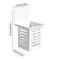 thumbnail image 3 of Organizador de pared para estante de almacenamiento de cubiertos | Portacuchillos sin punzones Tenedor de tenedor | Caja de plástico desmontable con compartimentos extraíbles | Instalación de, 3 of 6