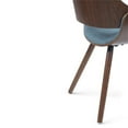 thumbnail image 6 of Pemberly Row Mid-Century Woven Fabric Dining Chair in Denim Blue, 6 of 9