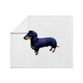 thumbnail image 3 of CafePress - Mini Dachshund At Attention Throw Blanket - Soft Fleece Throw Blanket, 50"x60" for All Ages, 3 of 4