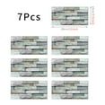 thumbnail image 4 of 7Pcs Retro Tile Stickers Stick Backsplash Tiles Self-Adhesive Sticker Brick Sticker Decoration Tile Decals Removable Marble Wall Stickers for Home Kitchen Toilet Living Room Furniture Sticker Type 15, 4 of 6
