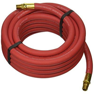 x 3/8" in 250 PSI Air Compressor Hose 12182 Goodyear Rubber Air Hose 25' ft 