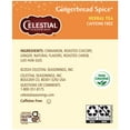 thumbnail image 2 of Celestial Seasonings Holiday Caffeine-Free Gingerbread Spice Herbal Tea Bags (18 Count), 2 of 7