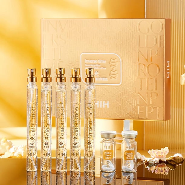 Instant Lift Collagen Protein Set Anti-aging Firming Skin Moisturizing Hyaluronic Smoothing Skin Care Face Serum Make Up Tools zhangyuxiang LED