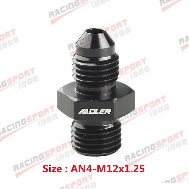 4AN 6AN 8AN 10AN 12AN Male Flare to Metric Straight Mounting Adapter~1869