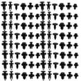 thumbnail image 1 of 190Pcs Black Abs Trim Clips Automotive for Car Engine Cover Clips, 1 of 8