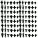 thumbnail image 1 of Clips de retención de tipo de empuje de 190 unids Puntos de parachoques CLIPTOS DE RIVET AUTO RETENADOR DE CUERPA, 1 of 7