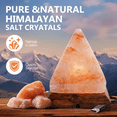 thumbnail image 5 of Himalayan Salt Lamp, with Wood Base, 5 of 8