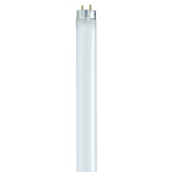 SATCO S8419 Dimmable 32W T8 Linear Fluorescent Tube G13 Bi Pin Base 3500K (30 Bulbs)