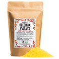 thumbnail image 1 of Mejores pellets de cera de abejas orgánica de manteca de karité | Úselo para hacer velas, envoltorios para alimentos, bálsamos labiales para pulir muebles | Pastillas de cera de abejas amarillas pur, 1 of 5
