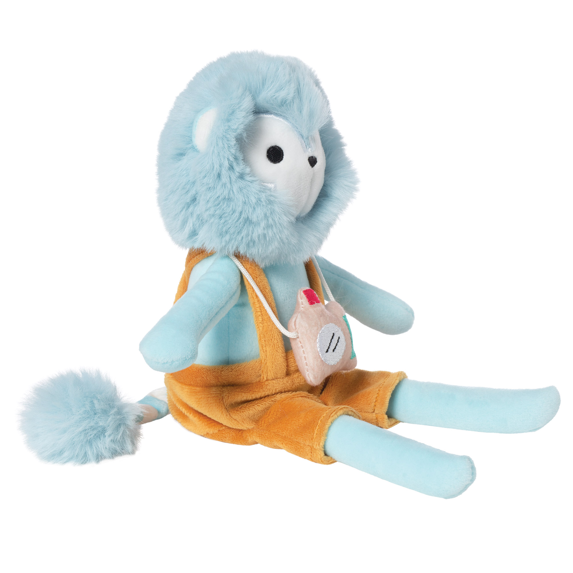 Manhattan Toy Natural Historian Stuffed Animal Lemur with Sewn on Camera and Clothes 13" Tall Plush Toy - image 5 of 7