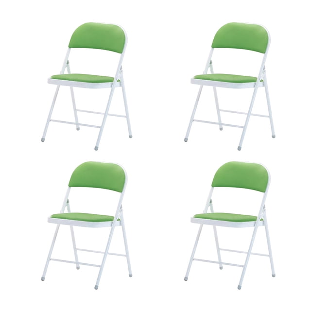 Sillas Plegables Ilios Innova Con Estructura De Metal Acojinada Color Verdes Para Fiesta o Jardín