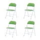 thumbnail image 1 of Sillas Plegables Ilios Innova Con Estructura De Metal Acojinada Color Verdes Para Fiesta o Jardín, 1 of 9