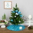thumbnail image 1 of Northlight Jupe de Noël Mini Motif Flocon de Neige à Sequins Bleus 20 Pouces, 1 of 6