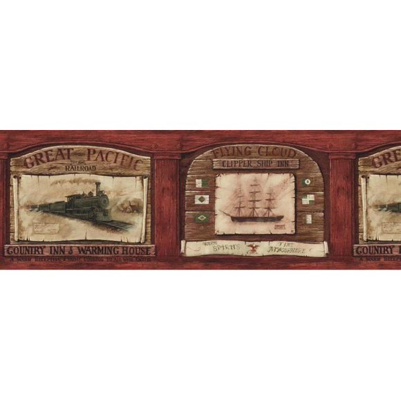 Country Wallpaper Border AW77359