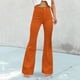 thumbnail image 1 of WILLBEST Pantalones Casuales de Pana para Mujer, con Cintura Elástica, Cómodos y elegantes para el Día a Día. Mediana, 1 of 6
