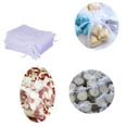 thumbnail image 2 of Organza Bags for Small Gift 7X9 CM,Premium Mesh Bag Drawstring for Valentine's Day Wedding Party Favors,Jewelry,Candy,Business Packaging Supplies,Durable and Reusable(White), 2 of 3