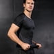 thumbnail image 5 of Paquete de compresión de 3 Hombres Camisa de Manga Corta Running Fitness Athletic Workout Camiseta Baselayer Top, 5 of 7